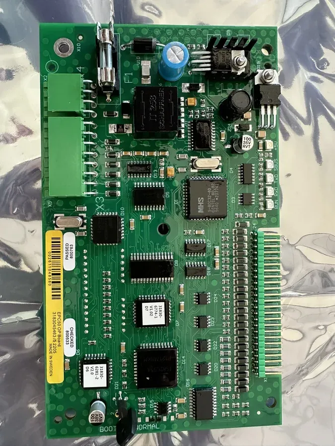 EPC50 operating panel